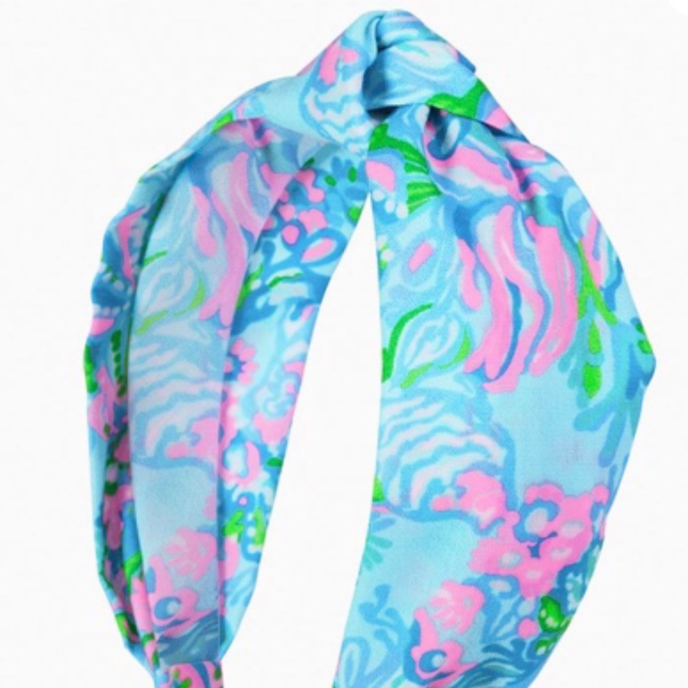 Lilly Pulitzer headband - Blue Ibiza. Aqua la Vista